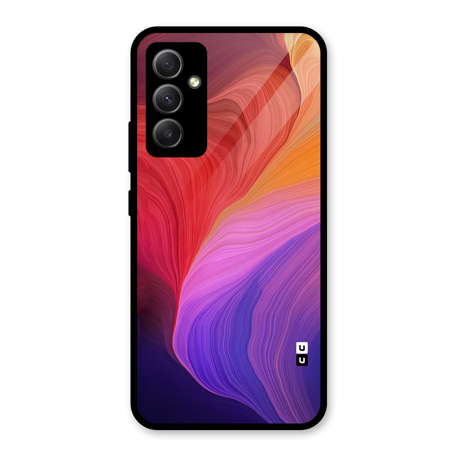 Modern Colors Mix Glass Back Case for Galaxy A34