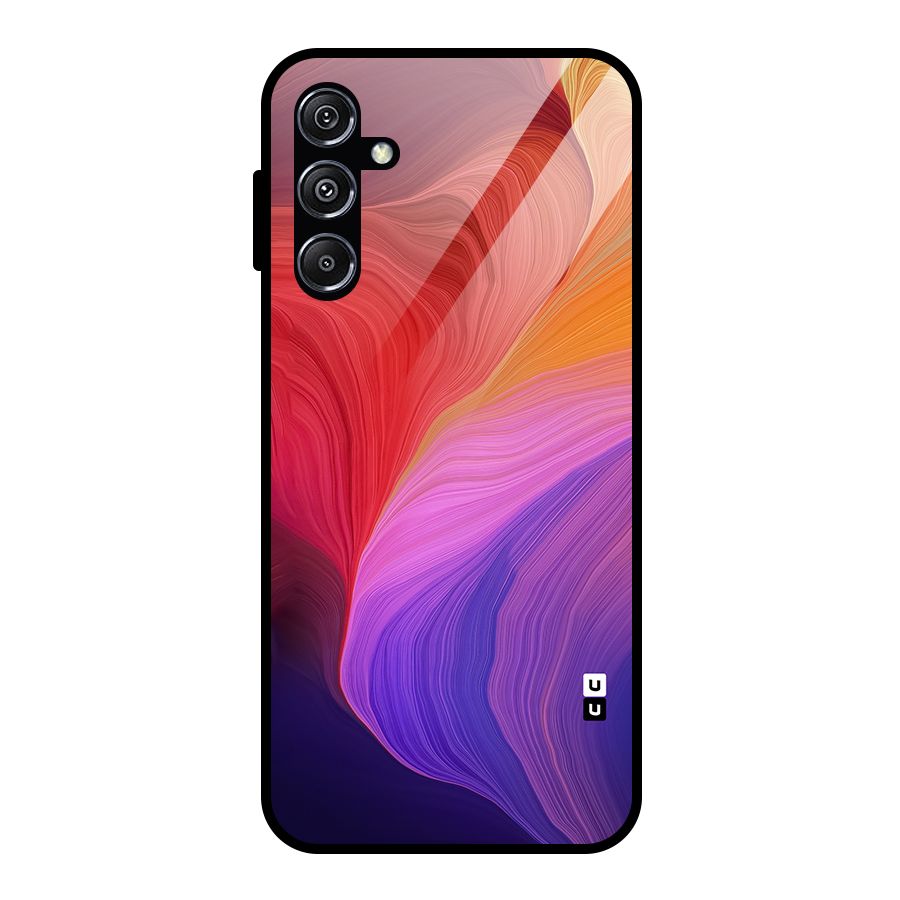Modern Colors Mix Glass Back Case for Galaxy M34 5G