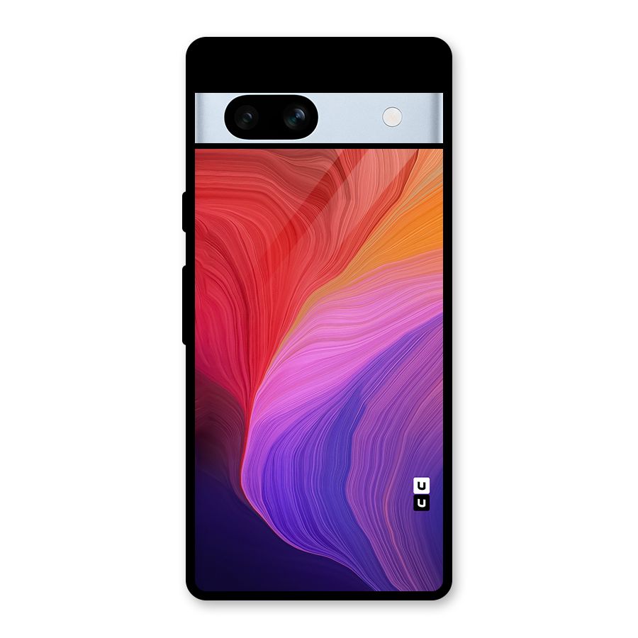 Modern Colors Mix Glass Back Case for Google Pixel 7a