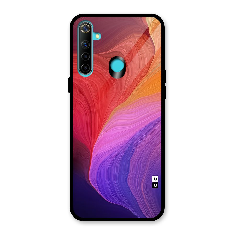 Modern Colors Mix Glass Back Case for Realme Narzo 10