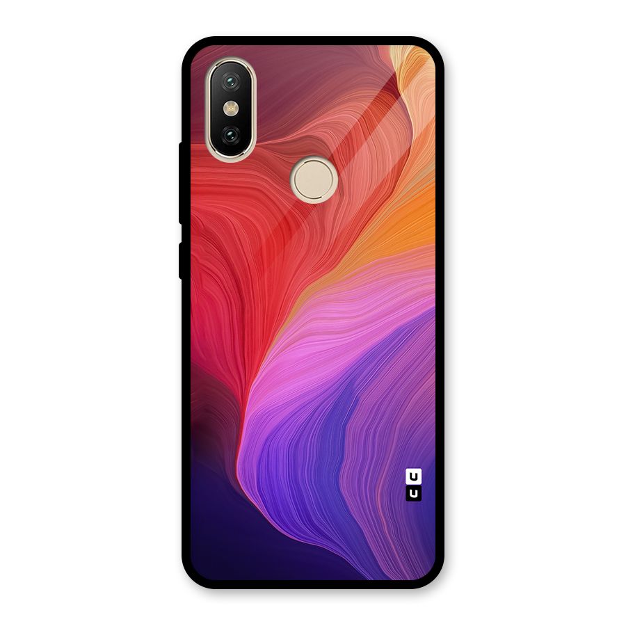 Modern Colors Mix Glass Back Case for Redmi A2