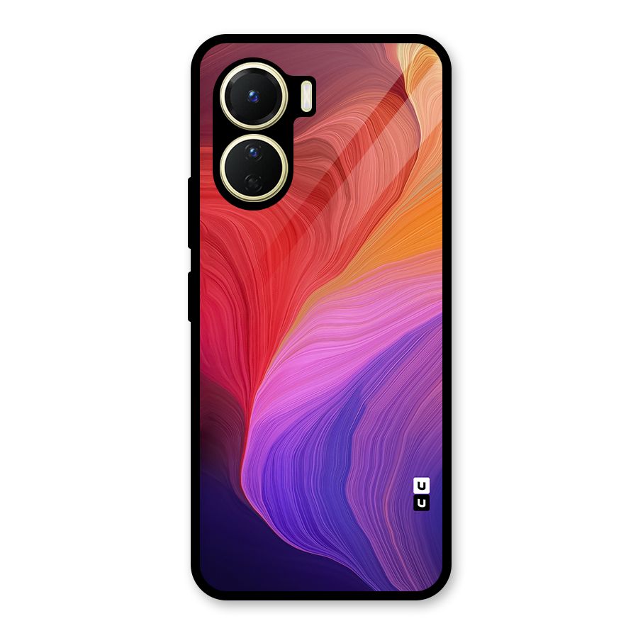 Modern Colors Mix Glass Back Case for Vivo Y56