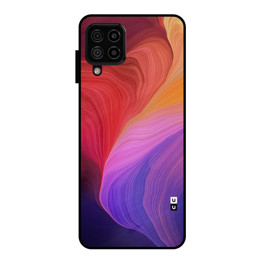 Modern Colors Mix Metal Back Case for Galaxy A22 4G