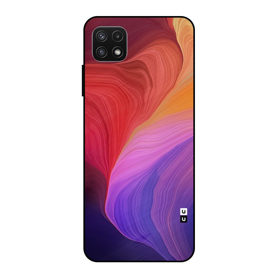 Modern Colors Mix Metal Back Case for Galaxy A22 5G