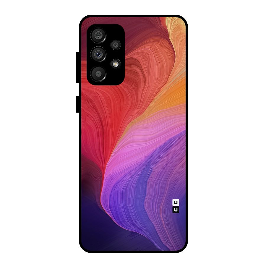 Modern Colors Mix Metal Back Case for Galaxy A73 5G