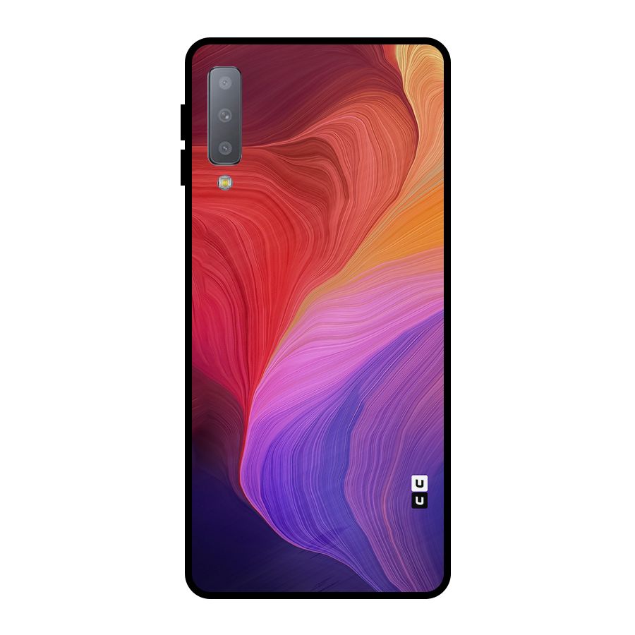Modern Colors Mix Metal Back Case for Galaxy A7 (2018)