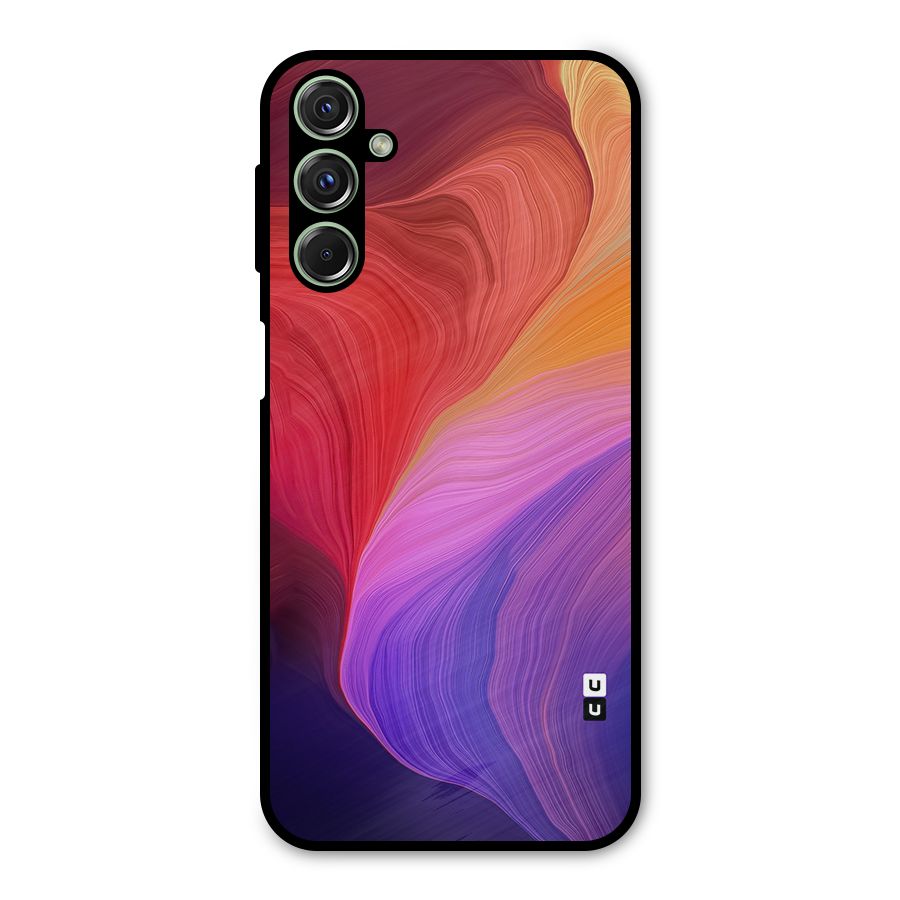 Modern Colors Mix Metal Back Case for Galaxy F34