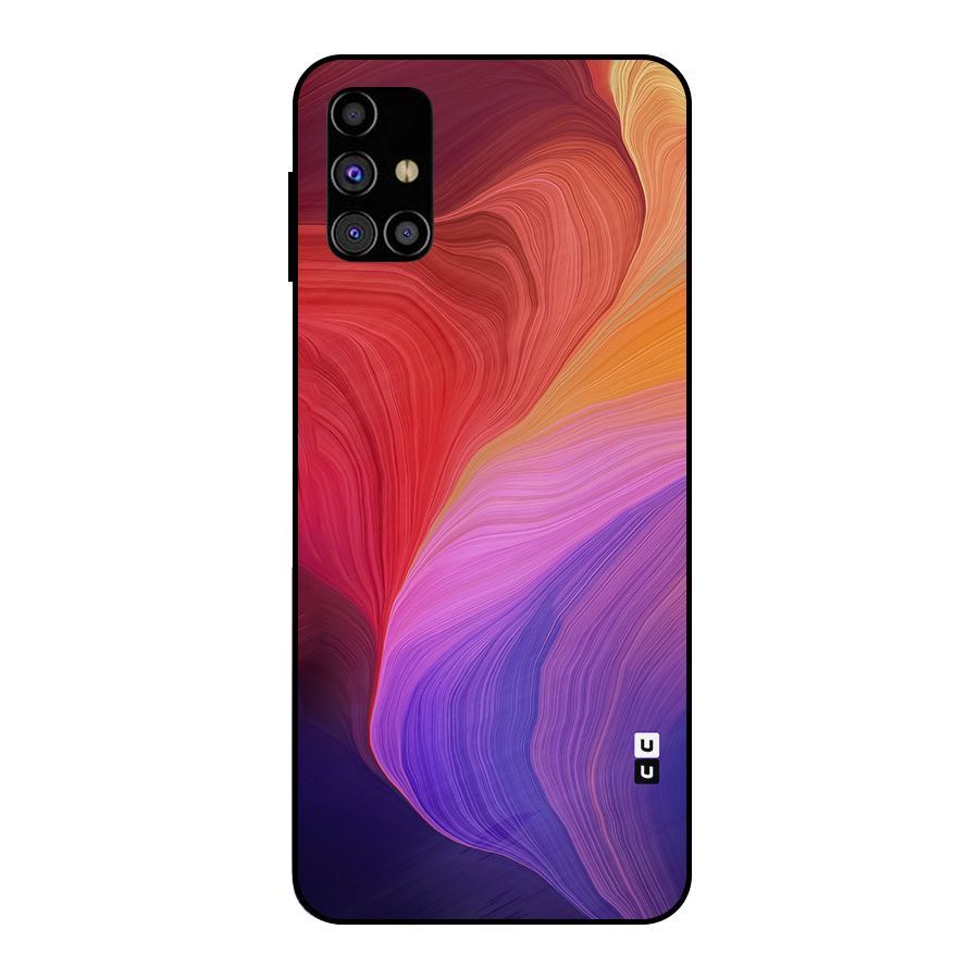 Modern Colors Mix Metal Back Case for Galaxy M31s