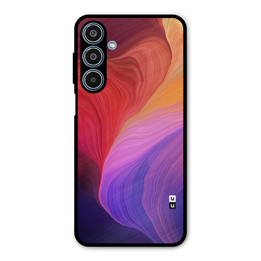 Modern Colors Mix Metal Back Case for Galaxy M35