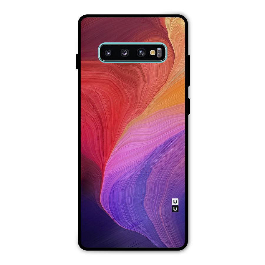 Modern Colors Mix Metal Back Case for Galaxy S10 Plus