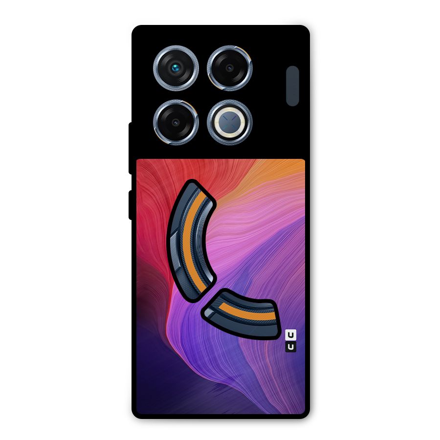 Modern Colors Mix Metal Back Case for Infinix GT 20 Pro