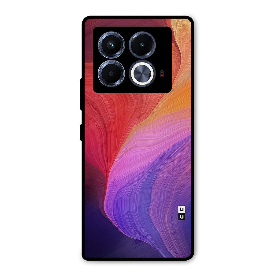 Modern Colors Mix Metal Back Case for Infinix Note 40 5G