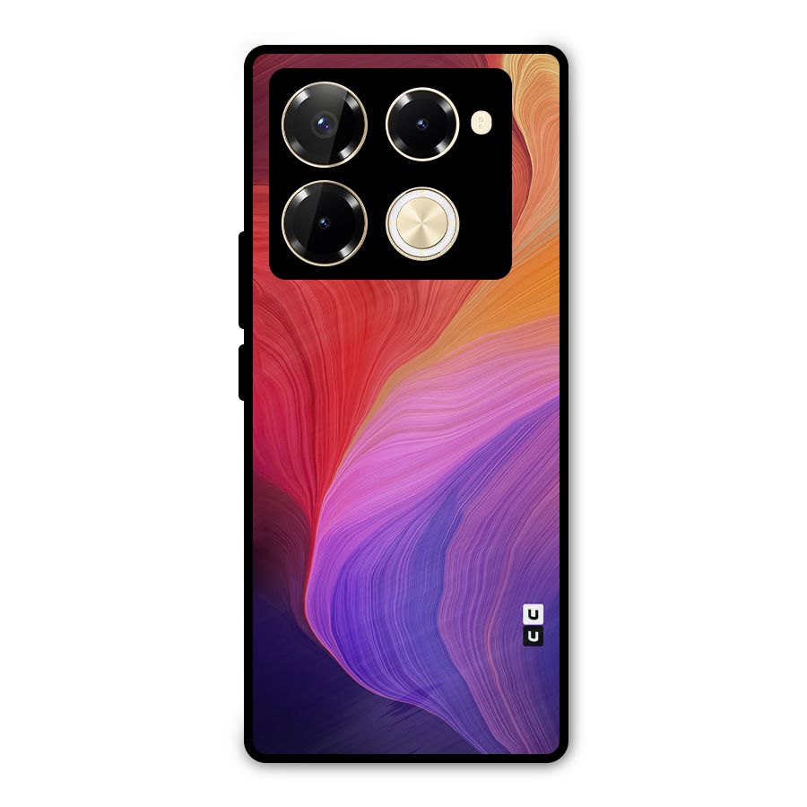 Modern Colors Mix Metal Back Case for Infinix Note 40 Pro Plus