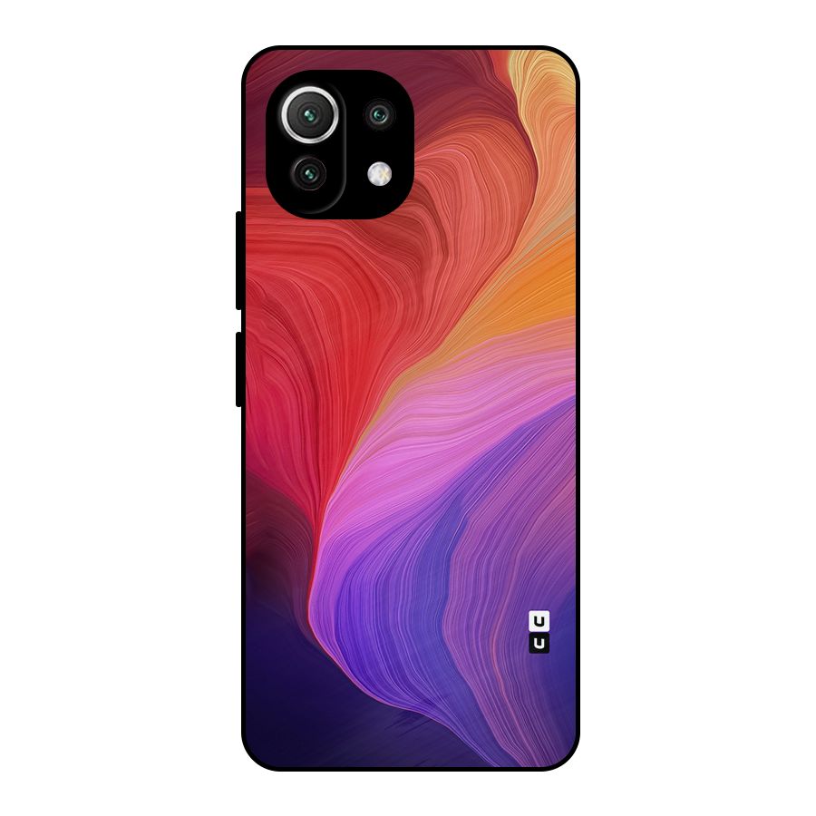 Modern Colors Mix Metal Back Case for Mi 11 Lite NE 5G
