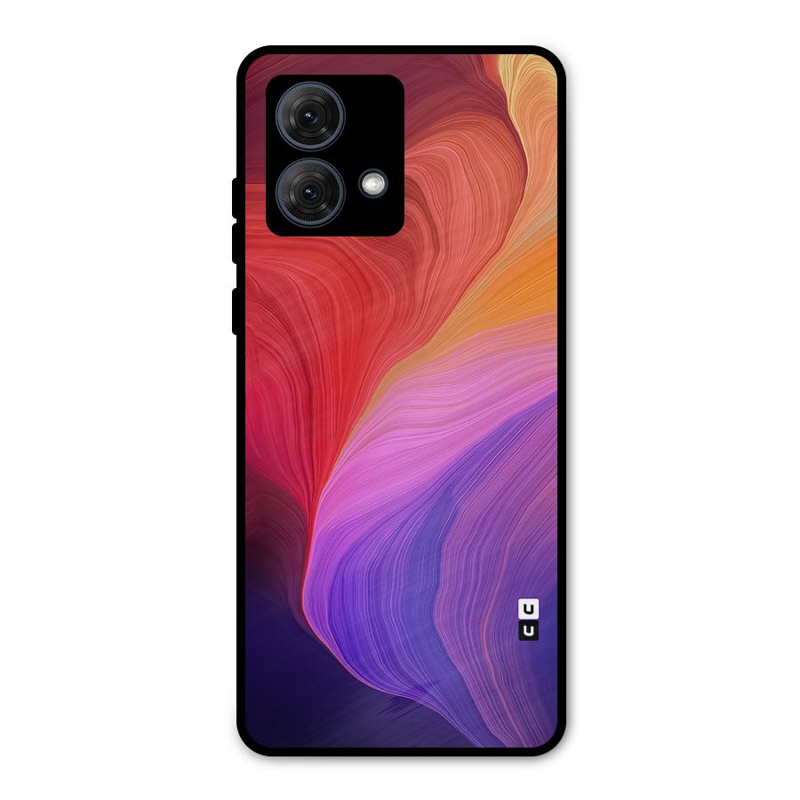 Modern Colors Mix Metal Back Case for Moto G84