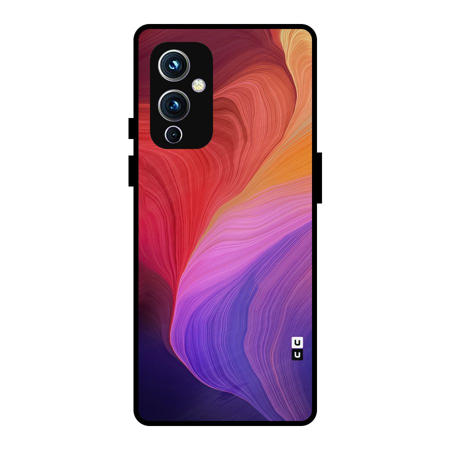 Modern Colors Mix Metal Back Case for OnePlus 9