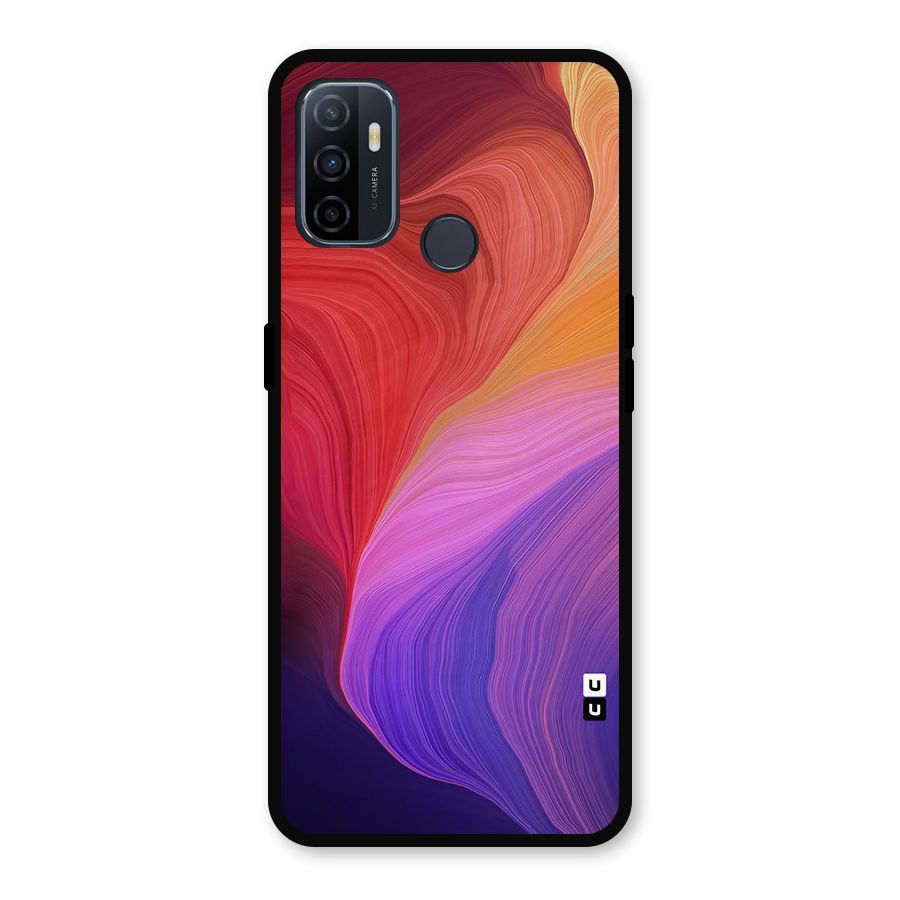 Modern Colors Mix Metal Back Case for Oppo A53