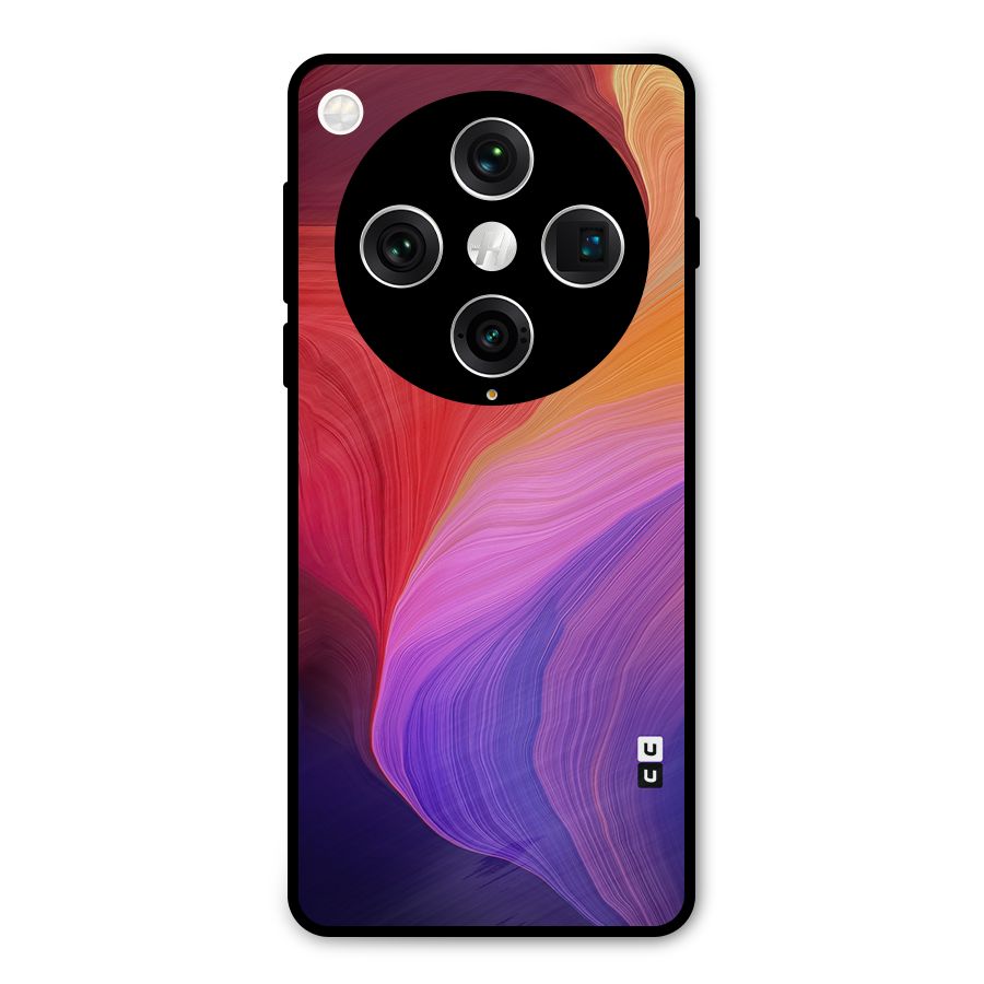 Modern Colors Mix Metal Back Case for Oppo Find X8 Pro