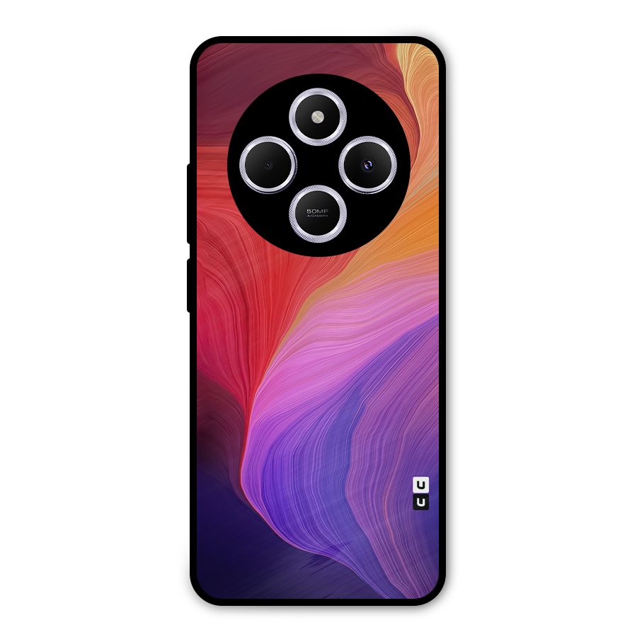 Modern Colors Mix Metal Back Case for Poco C75 5G