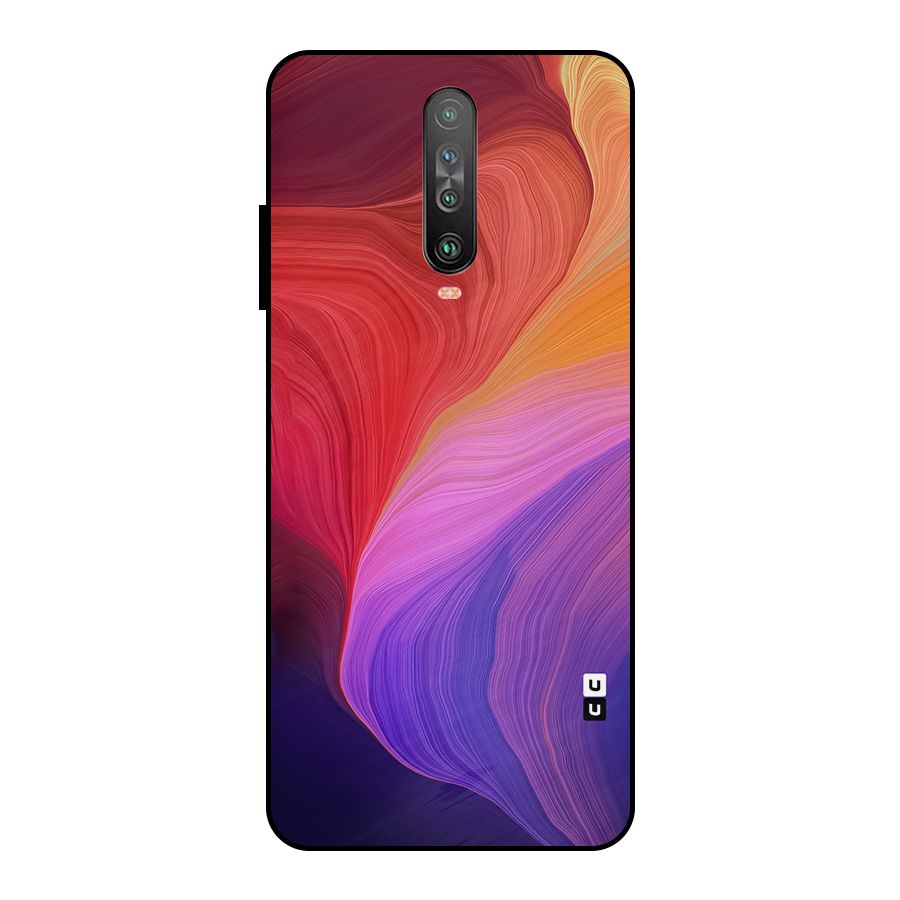 Modern Colors Mix Metal Back Case for Poco X2