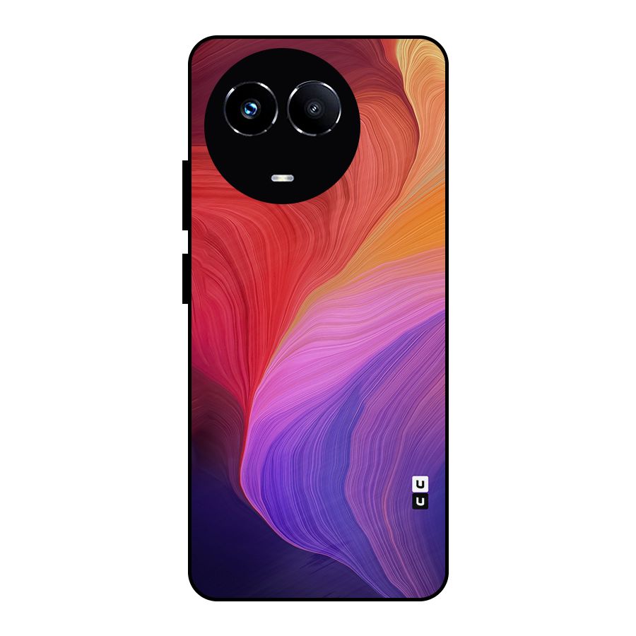 Modern Colors Mix Metal Back Case for Realme 11 5G