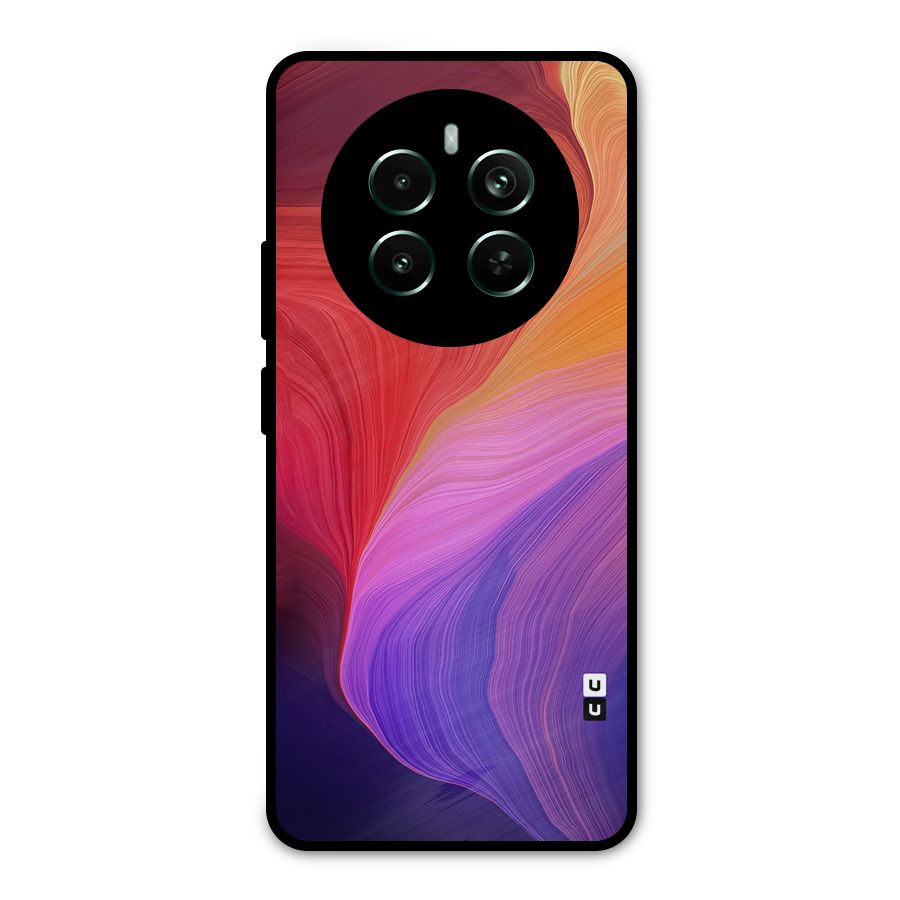 Modern Colors Mix Metal Back Case for Realme 12 Pro Plus