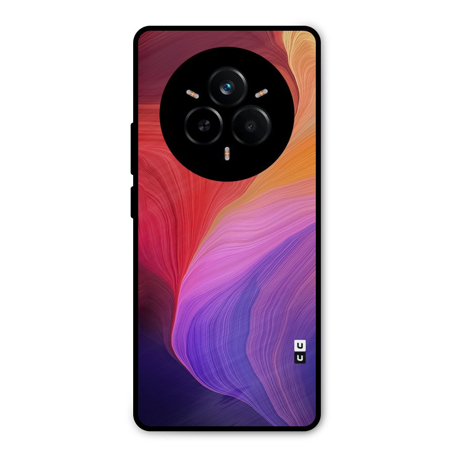 Modern Colors Mix Metal Back Case for Realme 14 Pro