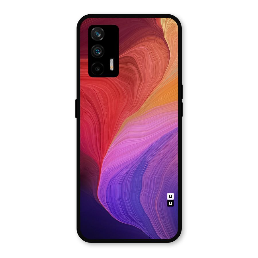 Modern Colors Mix Metal Back Case for Realme GT 5G