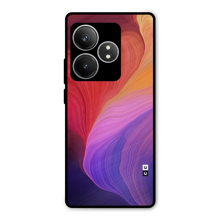 Modern Colors Mix Metal Back Case for Realme GT 6T