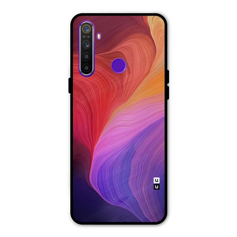 Modern Colors Mix Metal Back Case for Realme Narzo 10