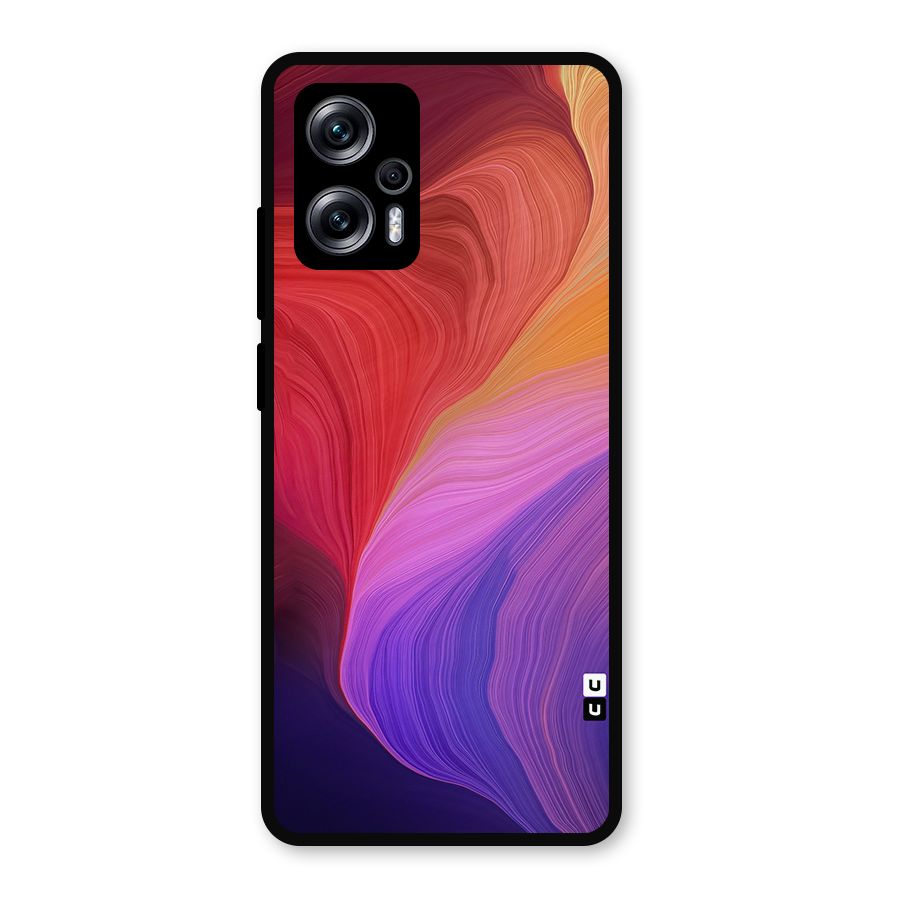 Modern Colors Mix Metal Back Case for Redmi K50i