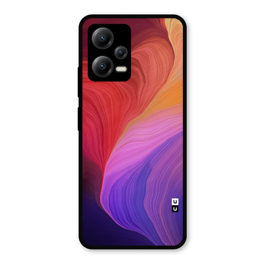 Modern Colors Mix Metal Back Case for Redmi Note 12 5G