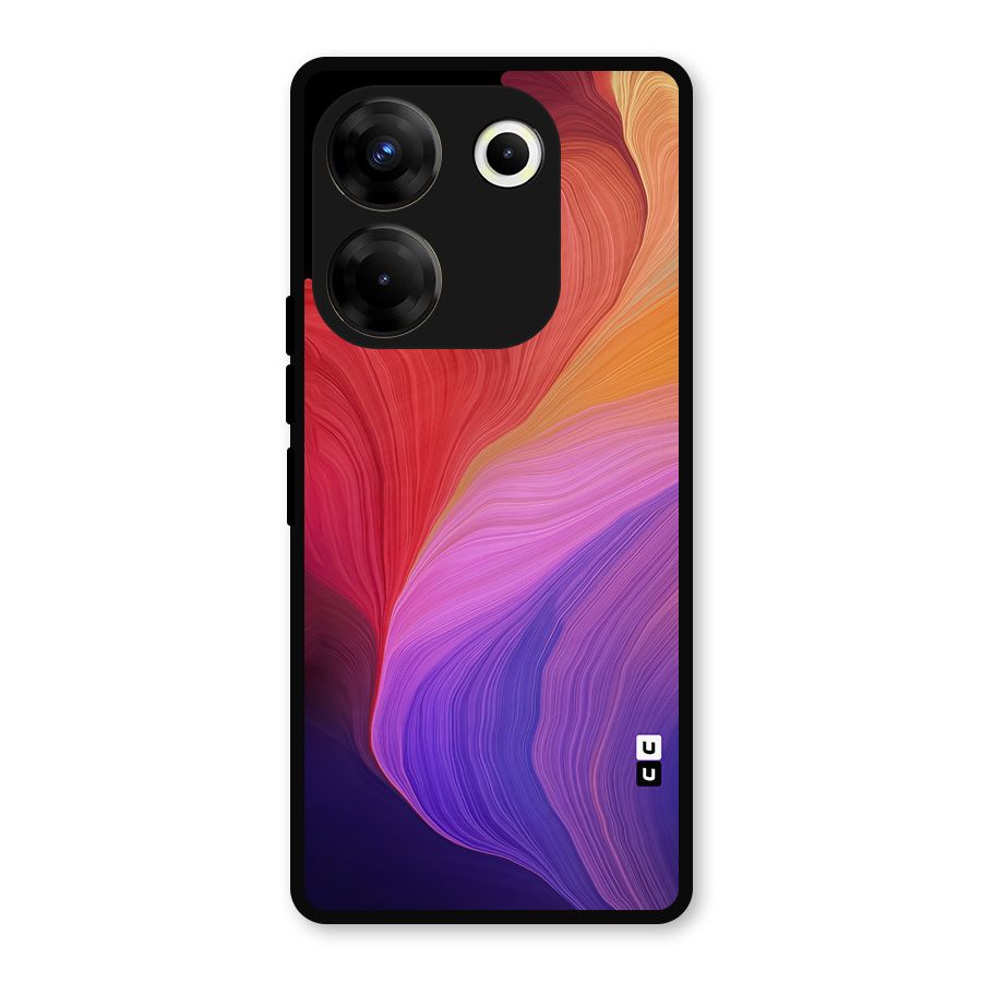 Modern Colors Mix Metal Back Case for Tecno Camon 20