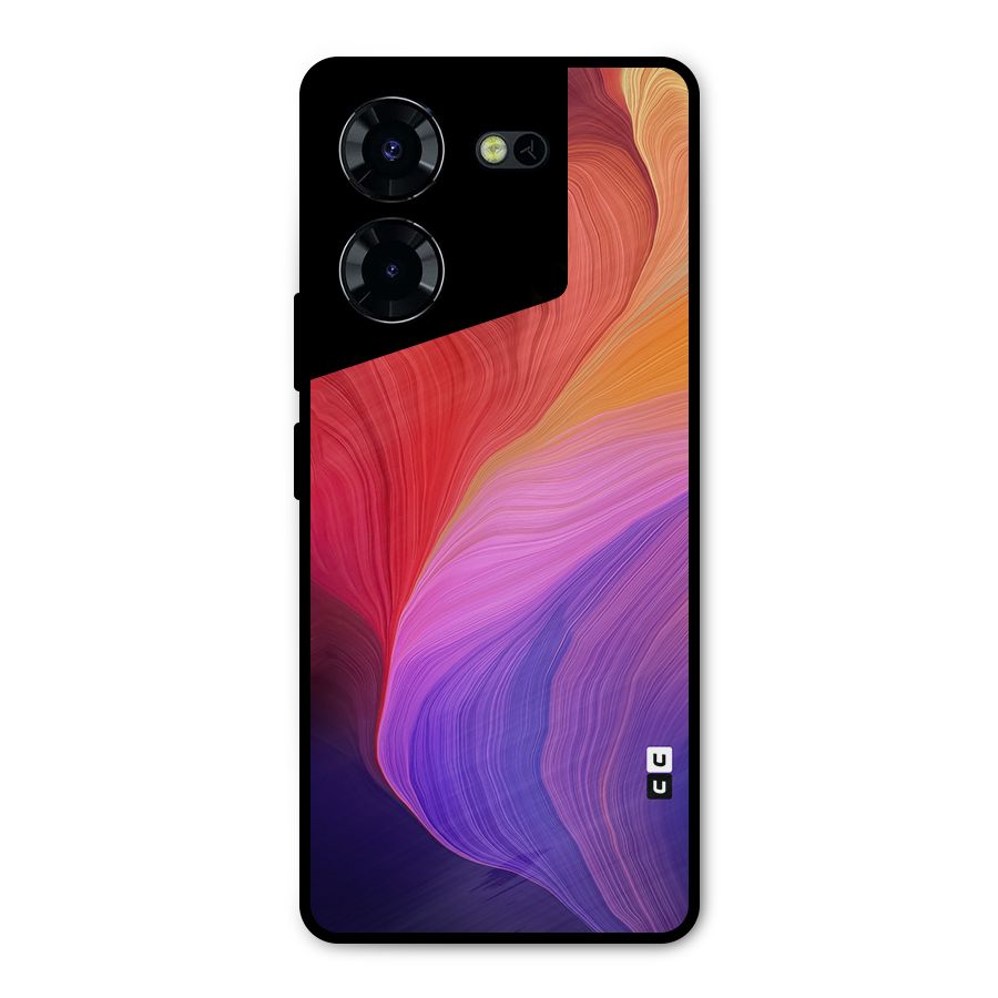 Modern Colors Mix Metal Back Case for Tecno Pova 5 Pro 5G