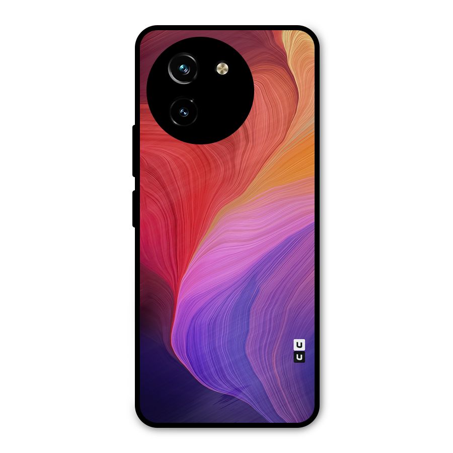 Modern Colors Mix Metal Back Case for Vivo T3x