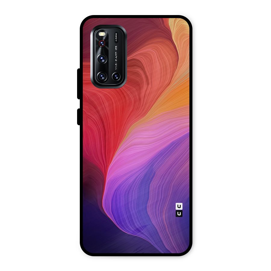 Modern Colors Mix Metal Back Case for Vivo V19