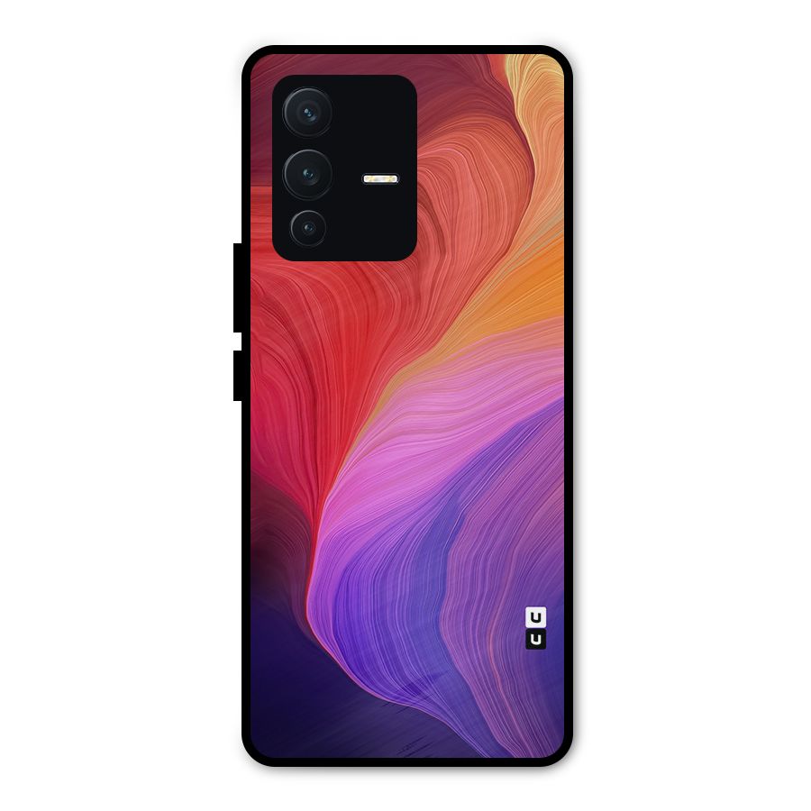 Modern Colors Mix Metal Back Case for Vivo V23 Pro