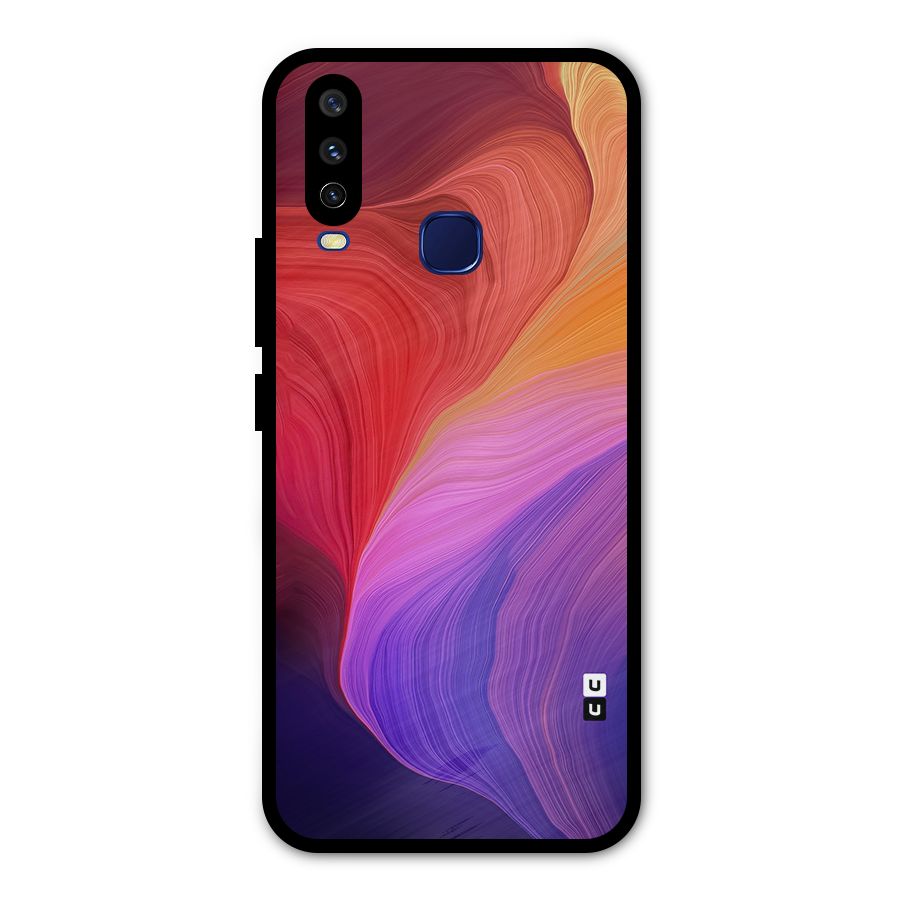Modern Colors Mix Metal Back Case for Vivo Y15
