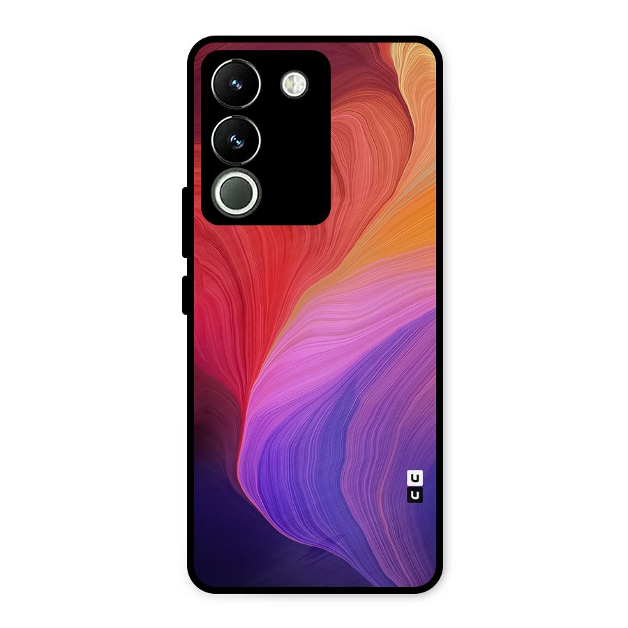 Modern Colors Mix Metal Back Case for Vivo Y200