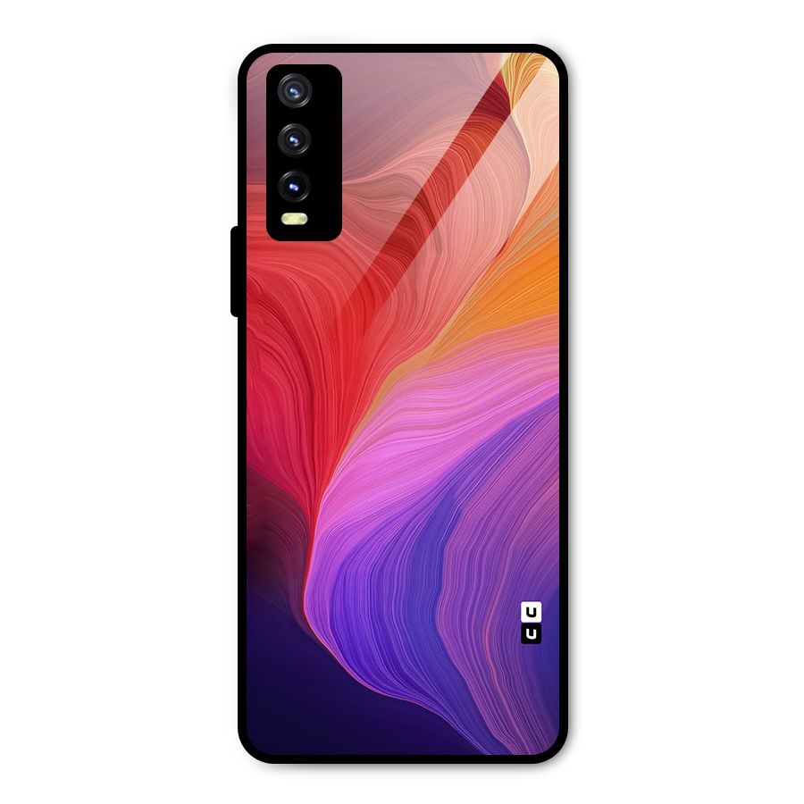Modern Colors Mix Metal Back Case for Vivo Y20g