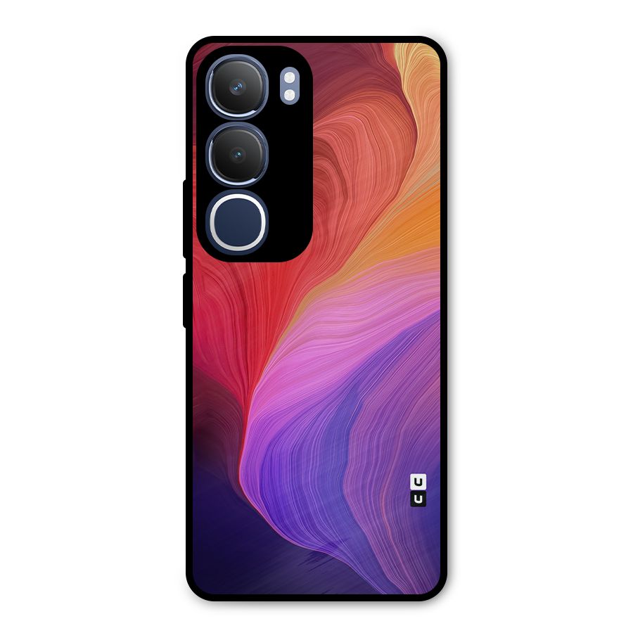 Modern Colors Mix Metal Back Case for Vivo Y29