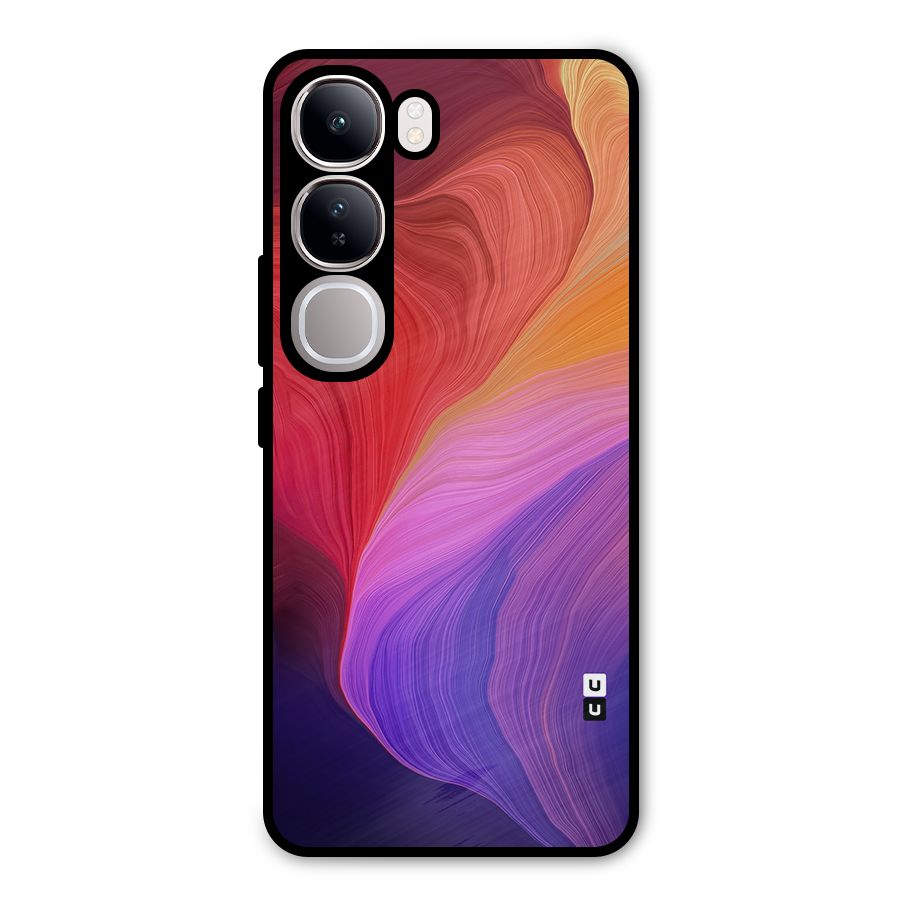 Modern Colors Mix Metal Back Case for Vivo Y300