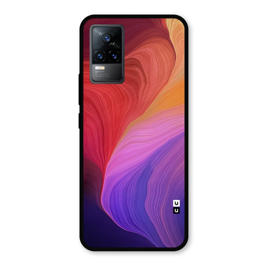 Modern Colors Mix Metal Back Case for Vivo Y73