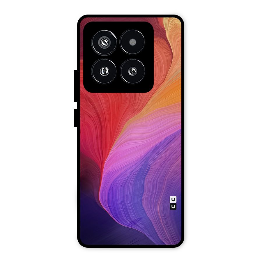 Modern Colors Mix Metal Back Case for Xiaomi 14 Pro