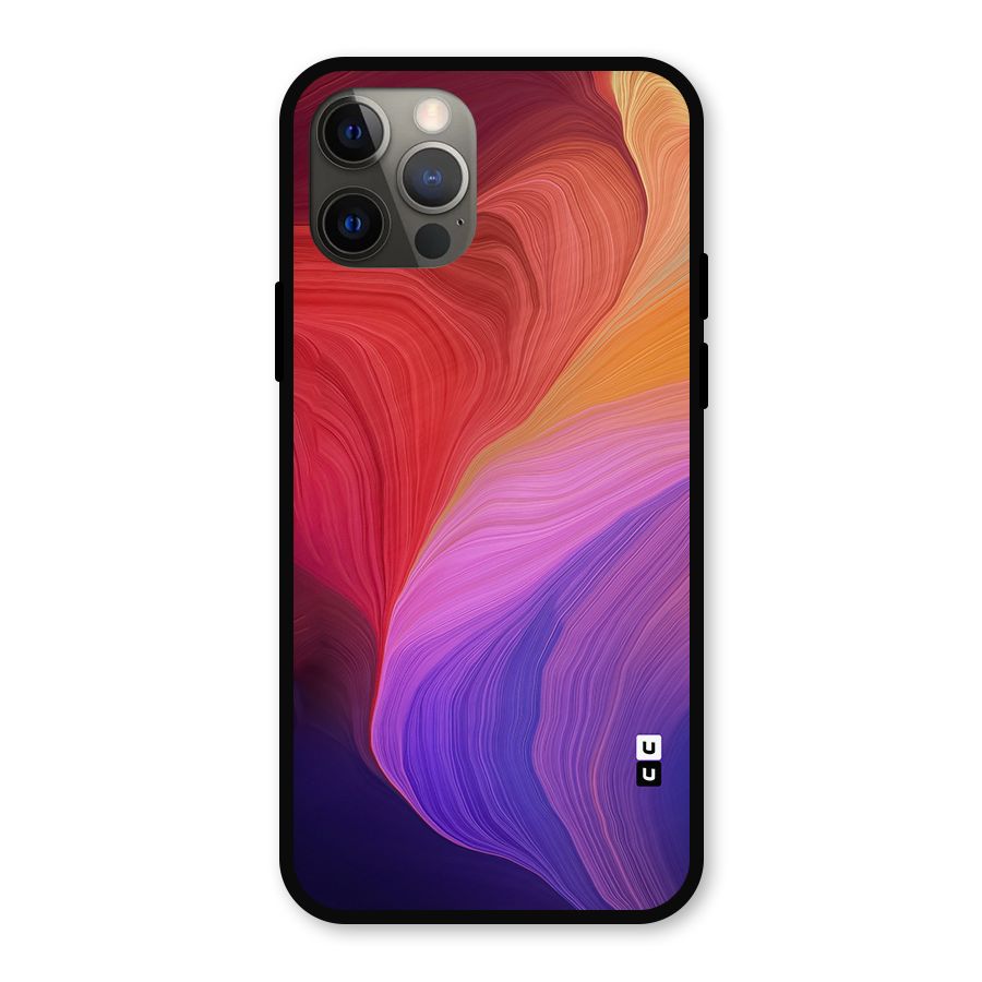 Modern Colors Mix Metal Back Case for iPhone 12 Pro
