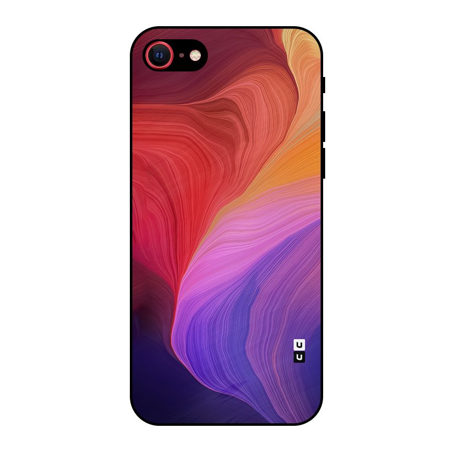 Modern Colors Mix Metal Back Case for iPhone 7