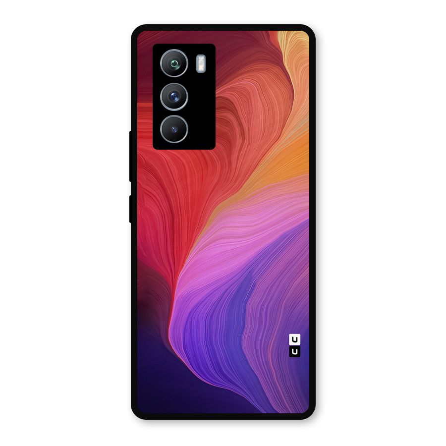 Modern Colors Mix Metal Back Case for iQOO 9 SE