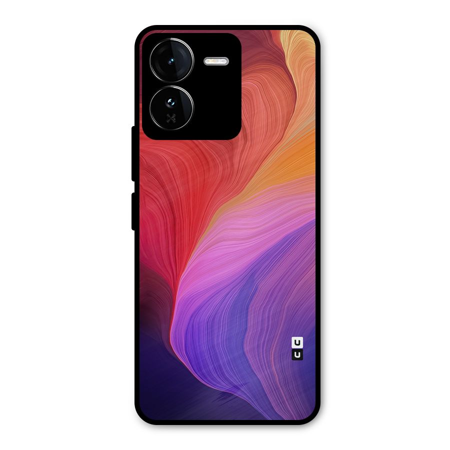 Modern Colors Mix Metal Back Case for iQOO Z9