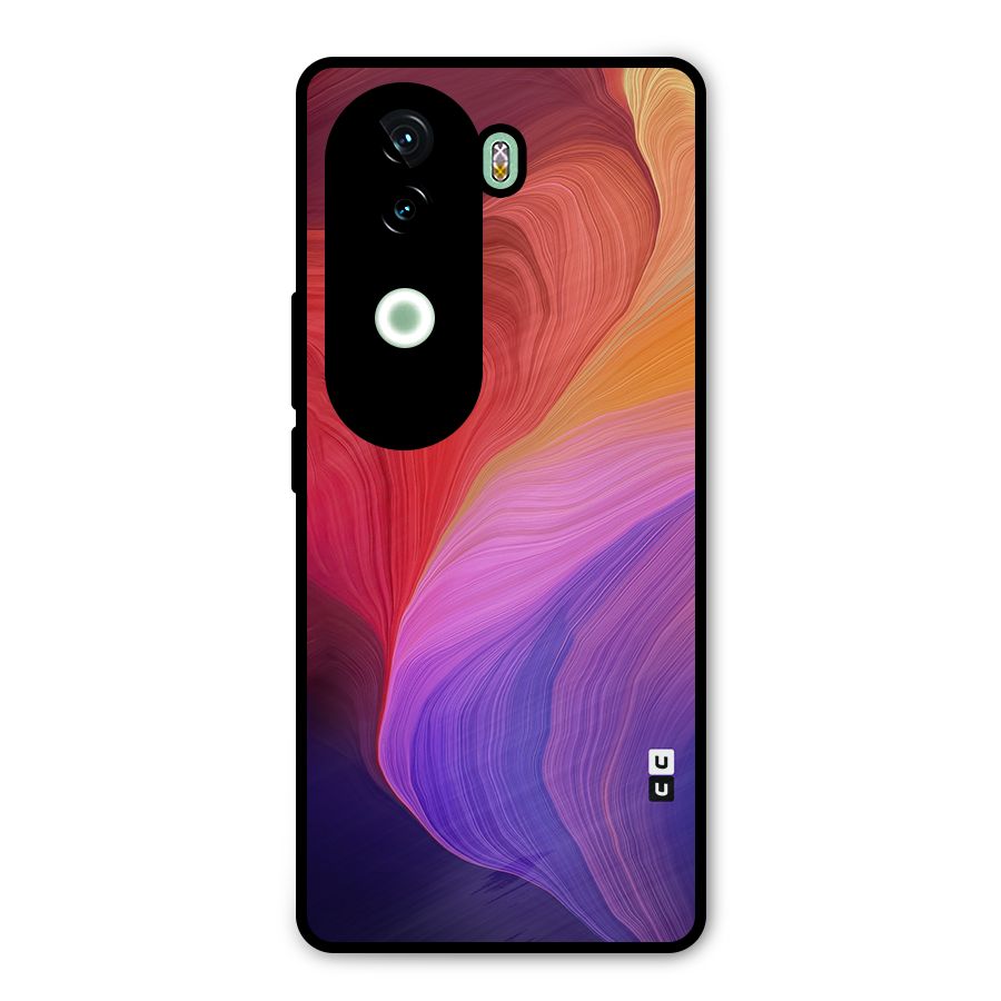 Modern Colors Mix Metal Back Case for iQOO Z9s
