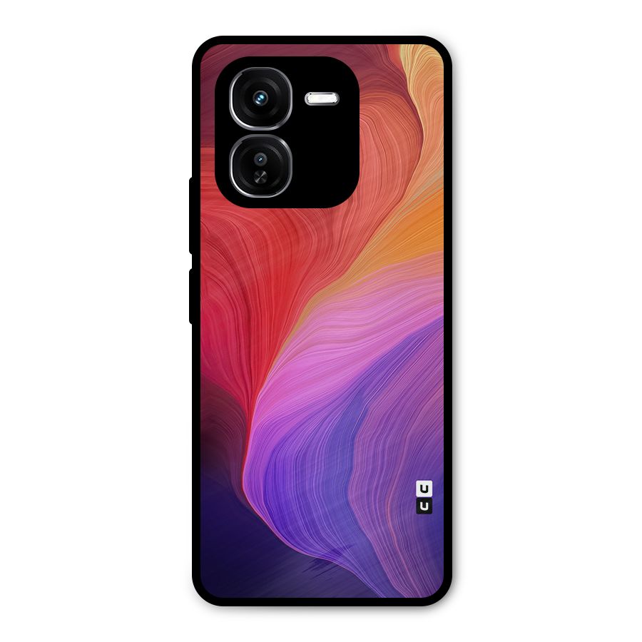 Modern Colors Mix Metal Back Case for iQOO Z9x